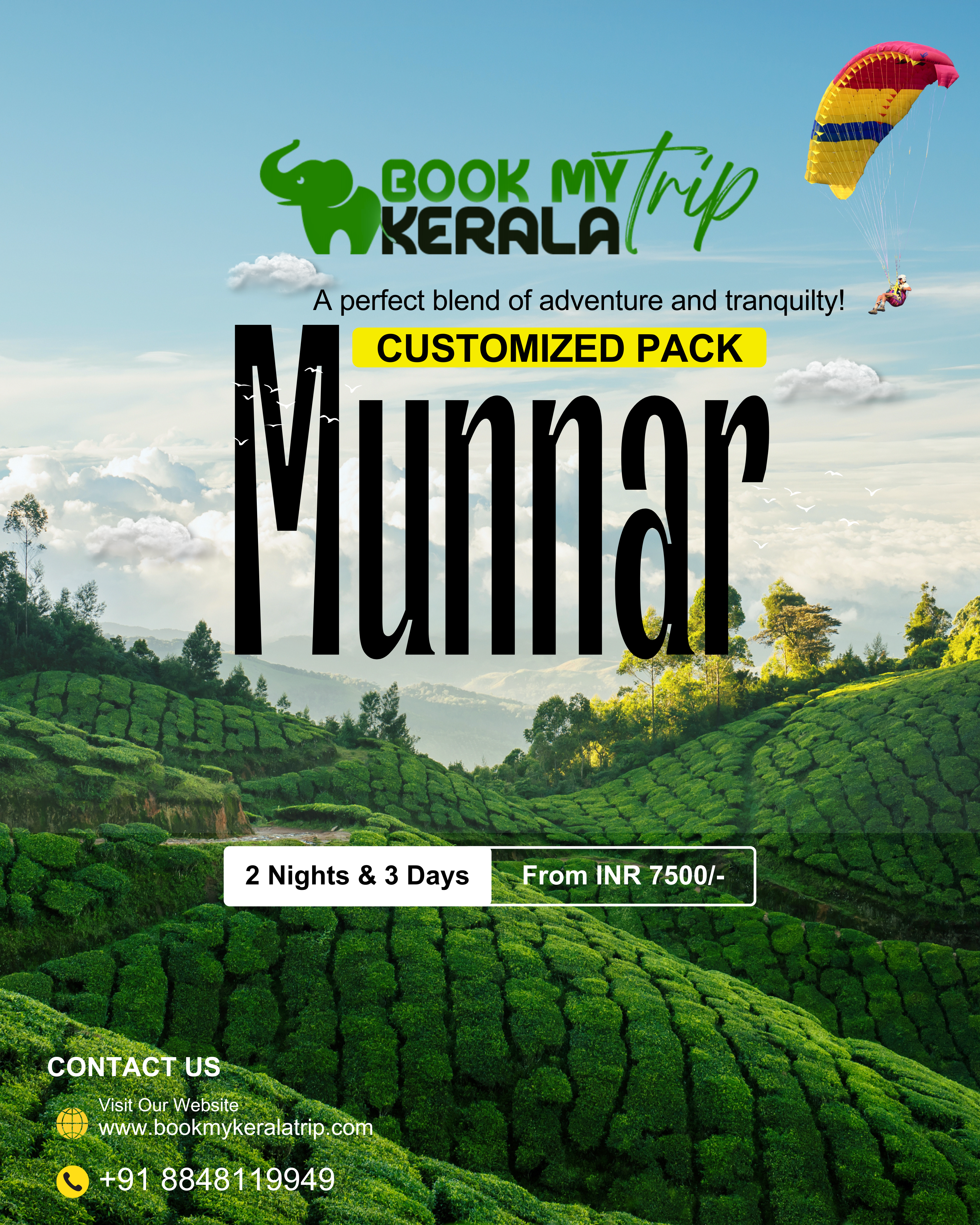 Kerala Family Tour Munnar, Thekkady, Alleppey