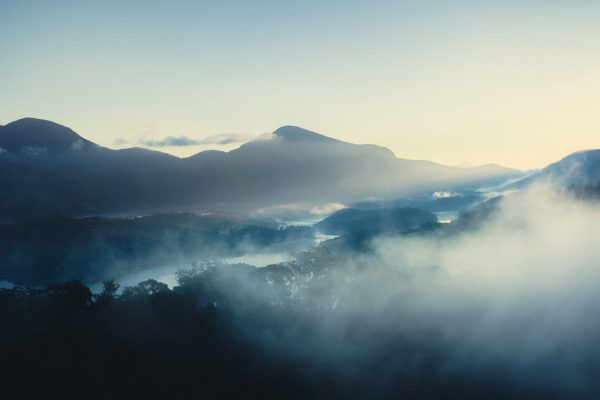 fog view near swimming pool resort in suryanelli