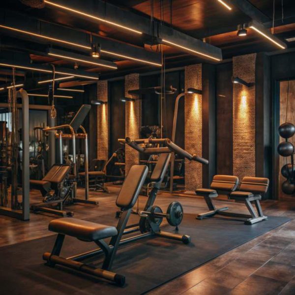 gym in Luxury Beachfront Resort with Swimming Pool in Nileswar, Kerala