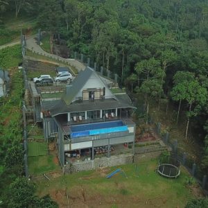 A-frame swimming pool resort in Kakkadampoyil